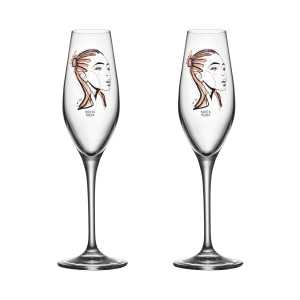 Kosta Boda All about you Champagnerglas 24 cl 2er Pack Forever Yours