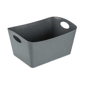 Koziol Boxxx Verwahrungsbox L 15 l Recycled ash grey