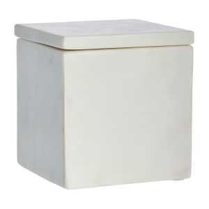 Lene Bjerre Ellia Aufbewahrungsbox Marmor 12 x 12 cm White
