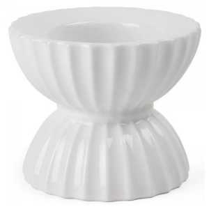 Lyngby Porcelæn Kerzenhalter Porcelain Teelichthalter Tura Weiß (8cm)