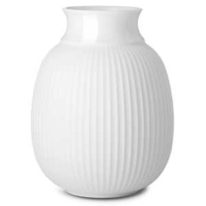 Lyngby Porcelæn Lyngby Curve Vase 17,5cm Weiß