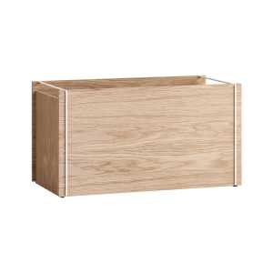 MOEBE Aufbewahrungsbox Eiche 33 x 60 cm Wood, White