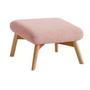 MONDO Fußhocker INGA Cosmopolitan rosa - Füße aus Eiche - passend zu Sessel INGA