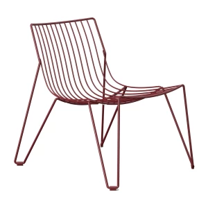 Massproductions Tio easy chair Loungesessel Wine Red