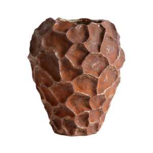 Muubs - Soil Vase, H 21,5 Ø 18 cm, rust