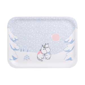 Muurla Moomin Tablett 20x27 cm Let it snow