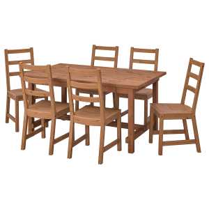 NORDVIKEN / NORDVIKEN Tisch und 6 Stühle