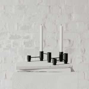 Nichba Design - Kerzenhalter Structure, schwarz