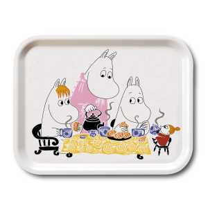Opto Design Moomin Teaparty Tablett Weiß