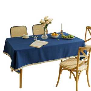 SCOHOME Tischdecke Tischdecke Rechteckige,Tischdecke in Nordischer Mode (Blau 1-tlg, Polyester), für Speisetisch Picknick Party Wasserabweisend Tischdecke