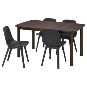STRANDTORP / ODGER Tisch und 4 Stühle