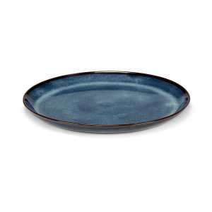 Serax Pure Teller glasiert cm Ø 23,5 cm Dark Blue