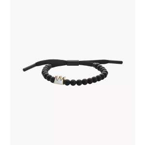 Skagen Armband Skagen x Basquiat Beads Glas schwarz - Goldfarben
