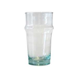 URBAN NATURE CULTURE Trinkglas aus recyceltem Glas klein Klar-grün