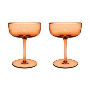 Villeroy & Boch Like Champagnerglas coupe 10 cl 2er Pack Apricot