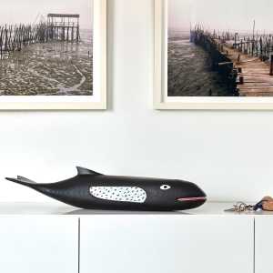 Vitra - Eames House Whale Holzfigur, 70 cm
