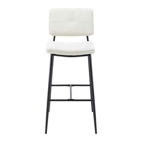 Barhocker 'Neta', Webstoff, beige, Gepolstert