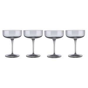 blomus Fuum Champagnerglas coupe 30cl 4er Pack Smoke
