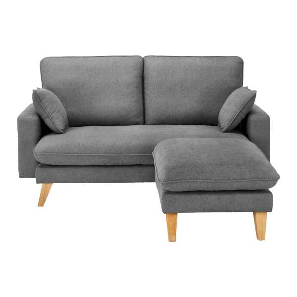 Ecksofa, grau, 'Illa'