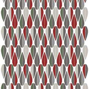 Arvidssons Textil Blader Wachstuch Rot -grün