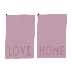 Design Letters Design Letters Favorit Geschirrtuch 2-teilig Love-home-lavender