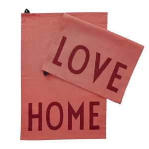 Design Letters Design Letters Favorit Geschirrtuch 2-teilig Love-home-terracotta