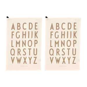 Design Letters Design Letters Geschirrtuch 40 x 60cm 2er Pack Off white