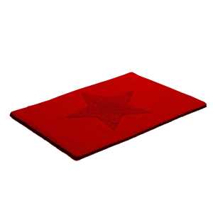 ETOL Design Star kleiner Badezimmerteppich Rot