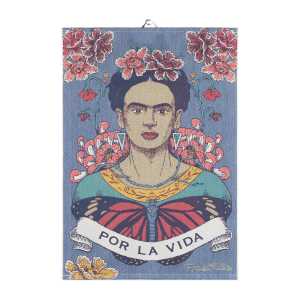 Ekelund Linneväveri Frida Kahlo Geschirrtuch 35 x 50cm Vida
