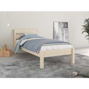 Home affaire Bett ""NOA " ideal für das Jugendzimmer", zertifiziertes Massivholz, skandinavisches Design