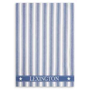 Lexington Icons Waffle Striped Geschirrtuch 50 x 70cm Blue-white