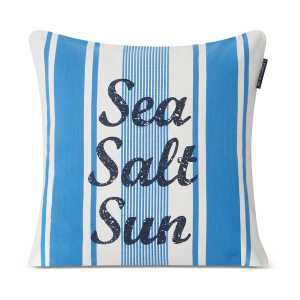 Lexington Striped Sea Salt Sun Kissenbezug 50 x 50cm Blau-weiß