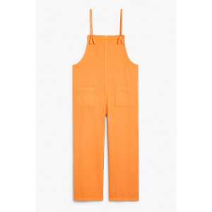 Monki Denim-Jumpsuit in Orange, Jumpsuits Größe XL