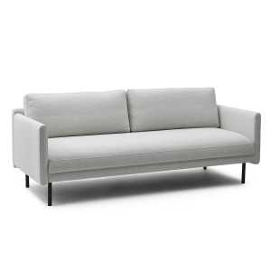 Normann Copenhagen - Rar 3-Sitzer Sofa, schwarz / Venezia off-white