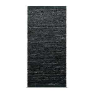 Rug Solid Leather Teppich 65 x 135cm Dark grey (dunkelgrau)
