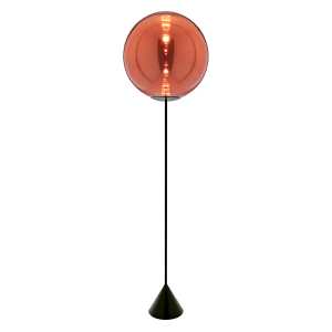 Tom Dixon - Globe LED Stehleuchte, schwarz / Kupfer