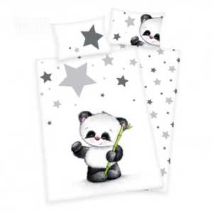 babybest® Bettwäsche Kleiner Panda 100 x 135 cm