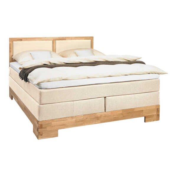 Linea Natura BOXSPRINGBETT Eiche, Beige