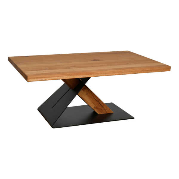 Linea Natura COUCHTISCH Schwarz, Eiche