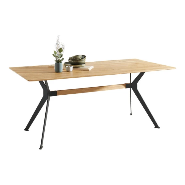 Linea Natura ESSTISCH Schwarz, Eiche