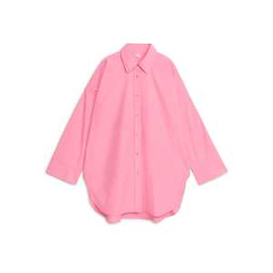 Arket Oversized-Hemd aus Popeline Rosa, Freizeithemden in Größe 42. Farbe: Pink