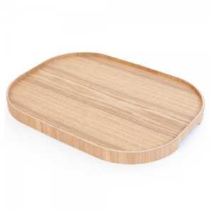 Bosign Tablett Tablett Serving Tray Anti-Slip Willow Wood (L)