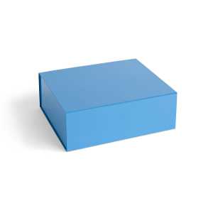 HAY Colour Storage M Box mit Deckel 29,5 x 35cm Sky blue