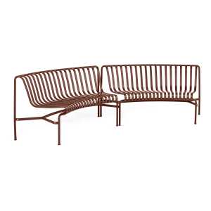 HAY - Palissade Park Dining Bench, In / In (2er-Set), iron red