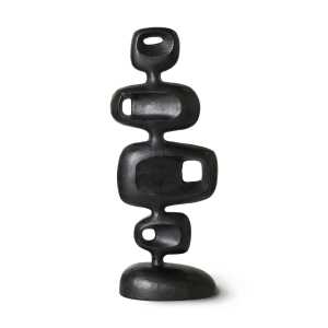 HKliving - Aluminium Skulptur, heavy black
