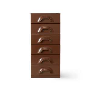 HKliving - Kommode mit 6 Schubladen, chocolate