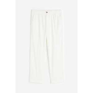 H&M Hose aus Leinenmix Regular Fit Weiß, Chinohosen in Größe XXXL. Farbe: White