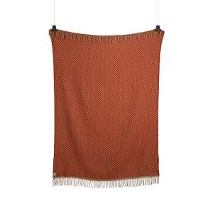 Røros Tweed Isak Decke 150x210 cm Red sumac