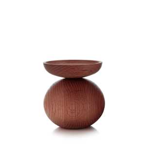 applicata - Shape Bowl Vase, Eiche geräuchert