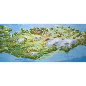 Relief Island Karte - 1 : 500.000